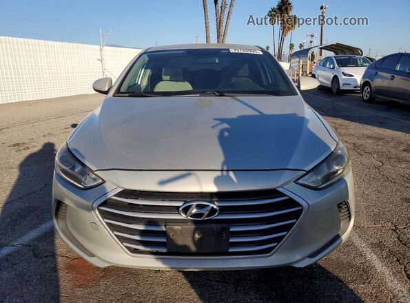 KMHD74LFXHU092531 2017 HYUNDAI ELANTRA Silver Widok z przodu