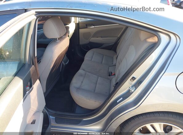 KMHD84LF1KU754615 2019 HYUNDAI ELANTRA Gray VIN კოდის სტიკერის ხედი