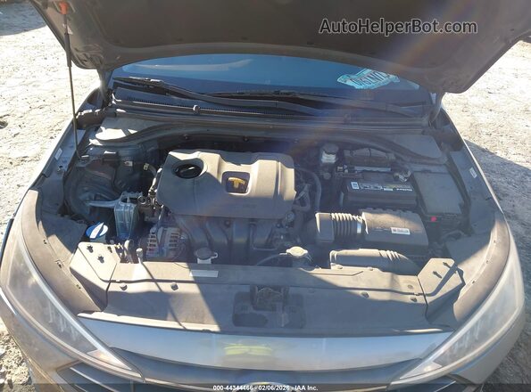KMHD84LF1KU754615 2019 HYUNDAI ELANTRA Gray უკანა ხედი