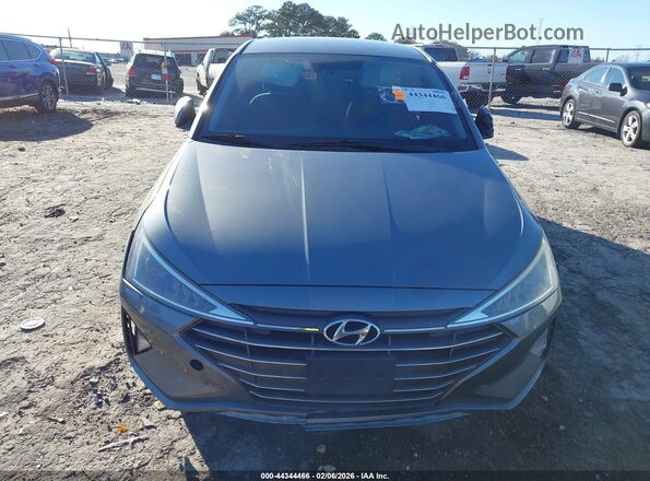 KMHD84LF1KU754615 2019 HYUNDAI ELANTRA Gray ხელსაწყოთა პანელის ხედი
