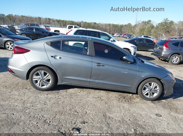 KMHD84LF1KU754615 2019 HYUNDAI ELANTRA Gray წინა ხედი