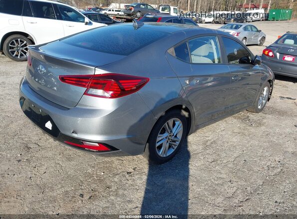 KMHD84LF1KU754615 2019 HYUNDAI ELANTRA Gray უკანა მარჯვენა