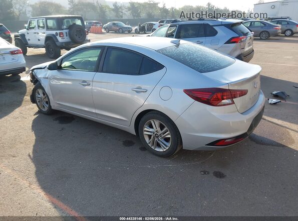 KMHD84LF1KU846968 2019 HYUNDAI ELANTRA Silver Հետևի ձախ