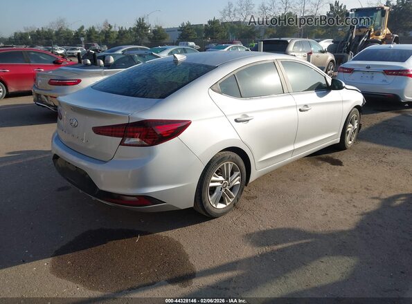KMHD84LF1KU846968 2019 HYUNDAI ELANTRA Silver Հետևի աջ