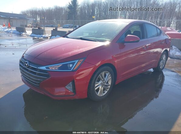 KMHD84LF3KU744846 2019 HYUNDAI ELANTRA Red 