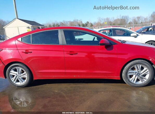 KMHD84LF3KU744846 2019 HYUNDAI ELANTRA Red 