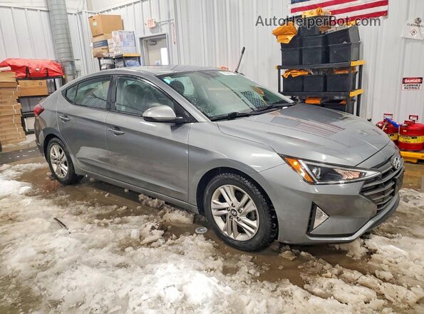 KMHD84LF4KU779511 2019 HYUNDAI ELANTRA Gray 