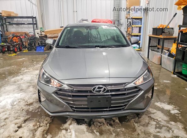 KMHD84LF4KU779511 2019 HYUNDAI ELANTRA Gray 