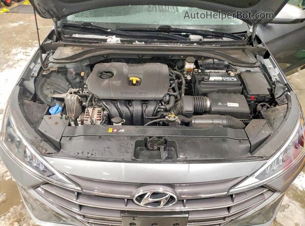 KMHD84LF4KU779511 2019 HYUNDAI ELANTRA Gray 