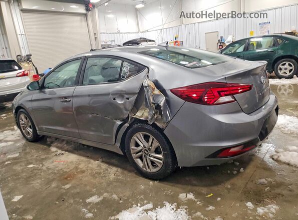 KMHD84LF4KU779511 2019 HYUNDAI ELANTRA Gray 