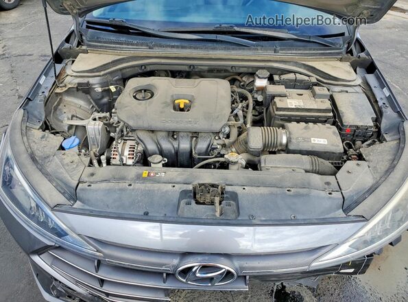 KMHD84LF4KU804861 2019 HYUNDAI ELANTRA Charcoal 