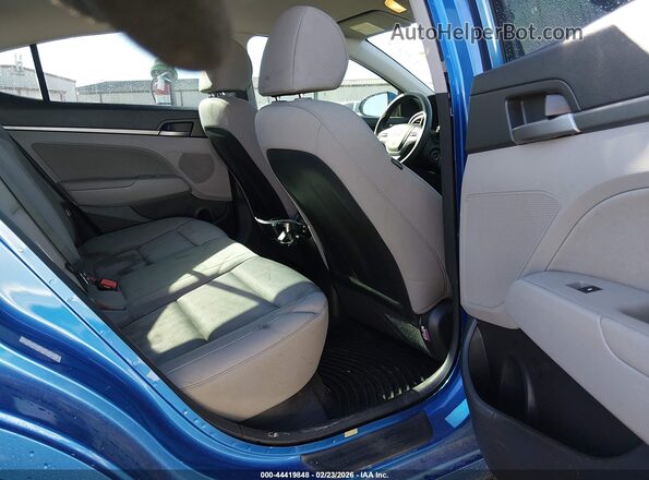 KMHD84LF5JU471732 2018 HYUNDAI ELANTRA Blue VIN კოდის სტიკერის ხედი