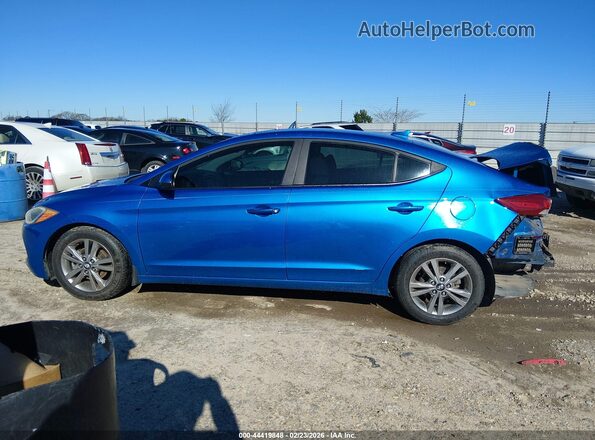 KMHD84LF5JU471732 2018 HYUNDAI ELANTRA Blue სალონის 360-გრადუსიანი ხედი