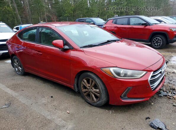 KMHD84LF6HU177802 2017 HYUNDAI ELANTRA Red 