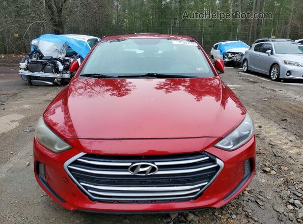KMHD84LF6HU177802 2017 HYUNDAI ELANTRA Red 