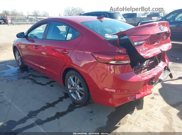 KMHD84LF6HU241188 2017 HYUNDAI ELANTRA Red 