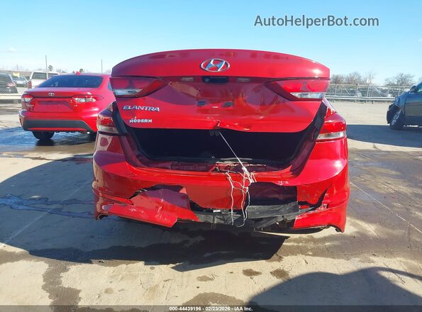 KMHD84LF6HU241188 2017 HYUNDAI ELANTRA Red 