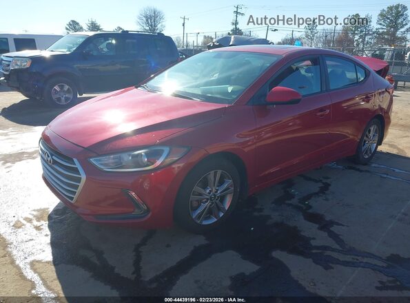 KMHD84LF6HU241188 2017 HYUNDAI ELANTRA Red 