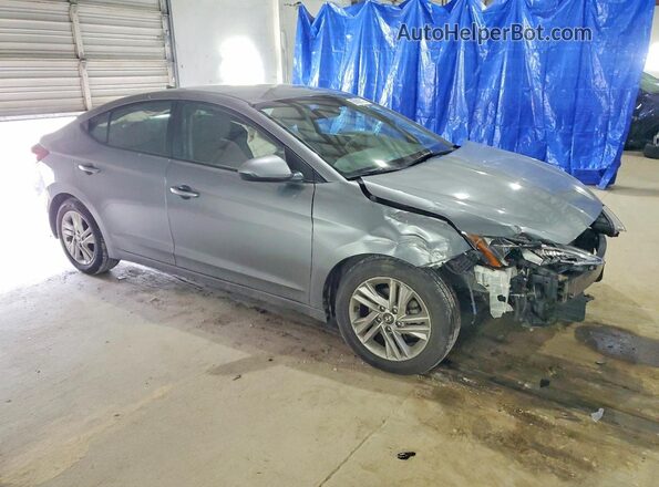 KMHD84LF6KU768770 2019 HYUNDAI ELANTRA Gray 