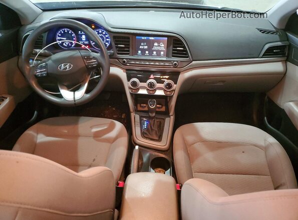 KMHD84LF6KU768770 2019 HYUNDAI ELANTRA Gray 