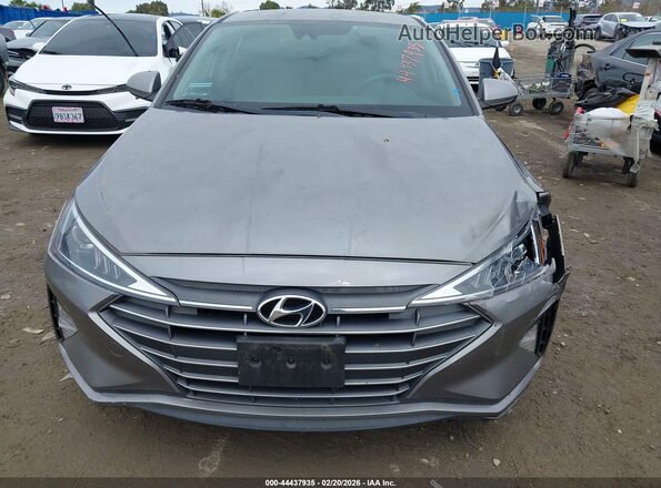 KMHD84LF8LU072039 2020 HYUNDAI ELANTRA Gray Vista del cuadro de instrumentos