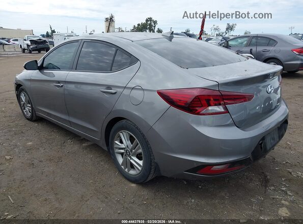KMHD84LF8LU072039 2020 HYUNDAI ELANTRA Gray Trasero izquierdo