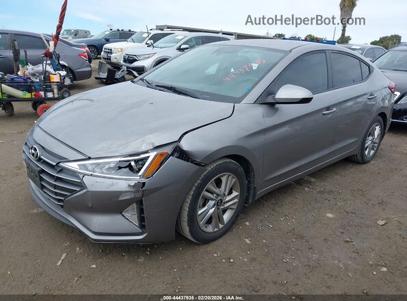 KMHD84LF8LU072039 2020 HYUNDAI ELANTRA Gray Vista tres cuartos delantera izquierda