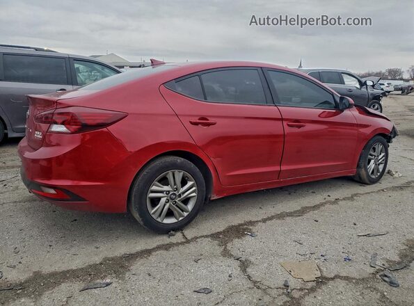 KMHD84LF9KU839024 2019 HYUNDAI ELANTRA Красный 