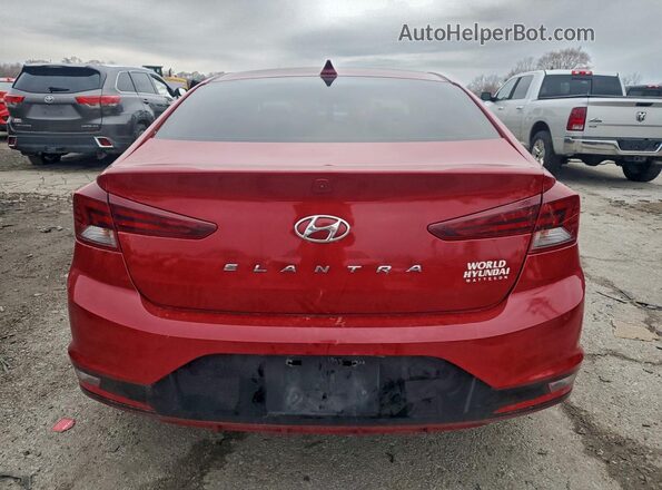 KMHD84LF9KU839024 2019 HYUNDAI ELANTRA Красный 