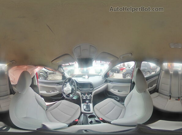 KMHD84LF9KU839024 2019 HYUNDAI ELANTRA Красный 