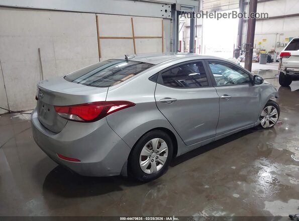 KMHDH4AE0GU542886 2016 HYUNDAI ELANTRA Silver Tył prawy