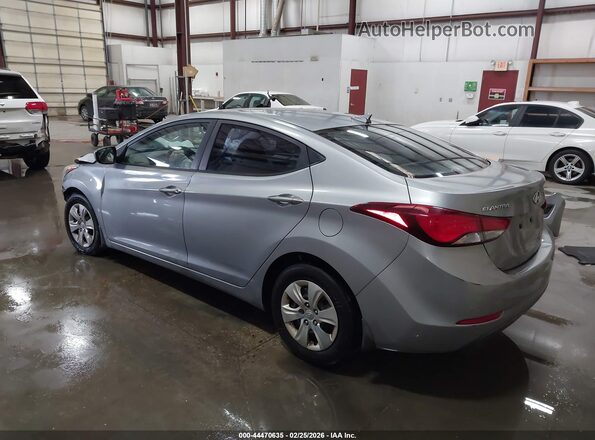 KMHDH4AE0GU542886 2016 HYUNDAI ELANTRA Silver Tył lewy