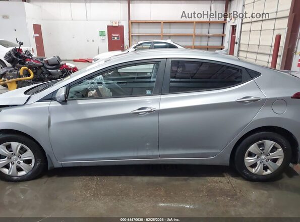 KMHDH4AE0GU542886 2016 HYUNDAI ELANTRA Silver 