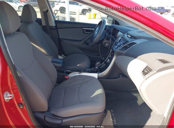 KMHDH4AE6GU546313 2016 HYUNDAI ELANTRA Red Vista interior delantera