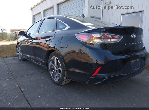 KMHE14L20KA093439 2019 HYUNDAI SONATA PLUG-IN HYBRID Черный Задняя левая четверть