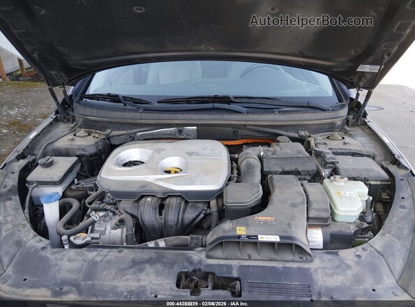KMHE14L20KA093439 2019 HYUNDAI SONATA PLUG-IN HYBRID Черный Вид сзади