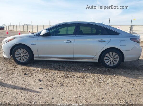 KMHE24L16HA059163 2017 HYUNDAI SONATA HYBRID Silver Панорамний вид салону 360°
