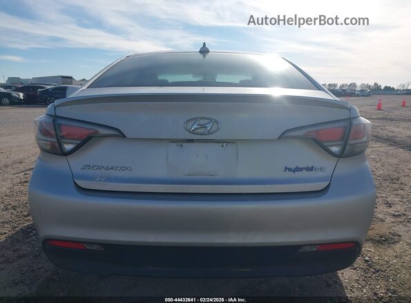 KMHE24L16HA059163 2017 HYUNDAI SONATA HYBRID Silver 