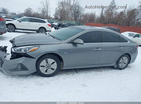 KMHE24L30KA084553 2019 HYUNDAI SONATA HYBRID Серый Панорамный вид салона 360°