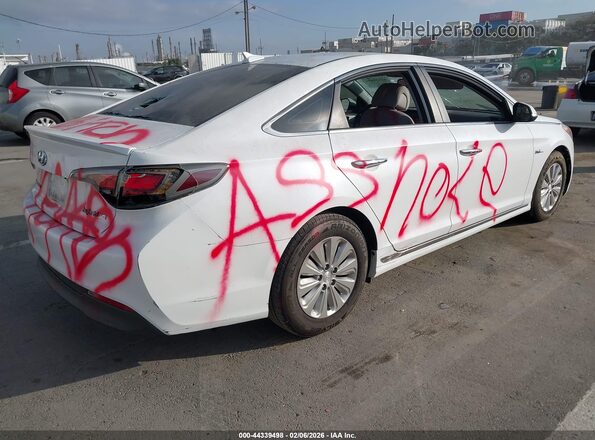 KMHE24L33HA063754 2017 HYUNDAI SONATA HYBRID Белый 