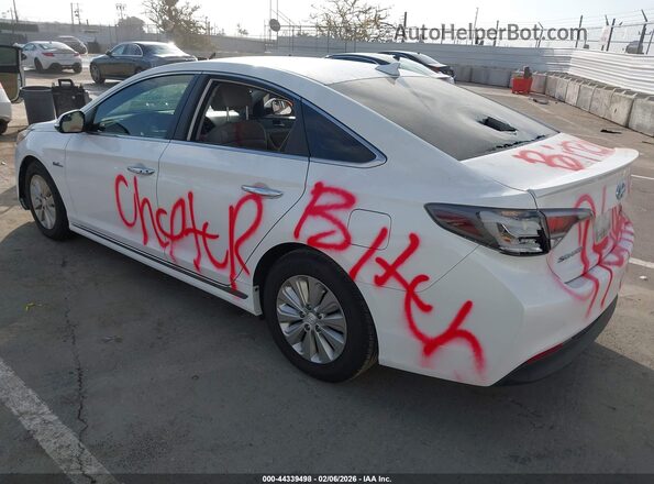 KMHE24L33HA063754 2017 HYUNDAI SONATA HYBRID Белый 