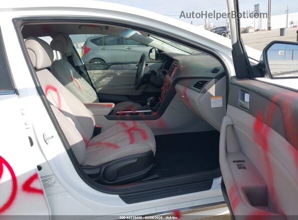KMHE24L33HA063754 2017 HYUNDAI SONATA HYBRID Белый 