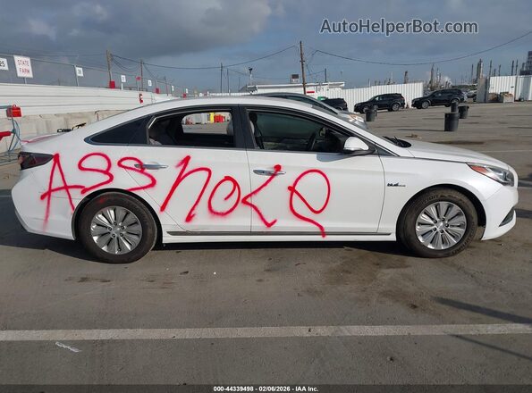 KMHE24L33HA063754 2017 HYUNDAI SONATA HYBRID Белый 