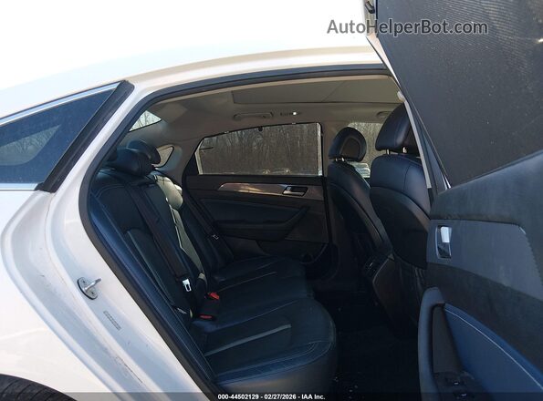 KMHE34L14GA009518 2016 HYUNDAI SONATA HYBRID White Widok naklejki z numerem VIN