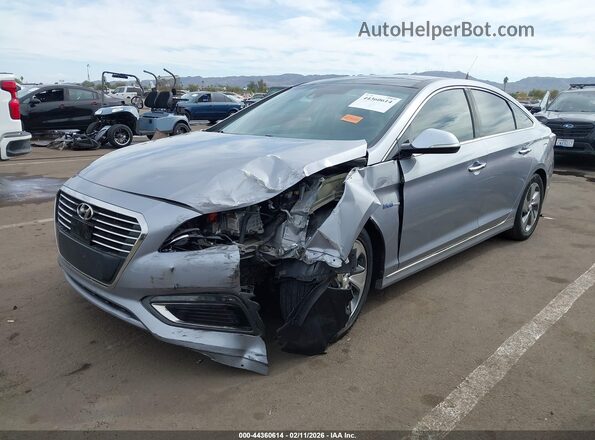 KMHE34L17GA010307 2016 HYUNDAI SONATA HYBRID Silver 