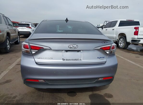 KMHE34L17GA010307 2016 HYUNDAI SONATA HYBRID Silver 