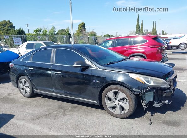 KMHE34L17HA048038 2017 HYUNDAI SONATA HYBRID Black 