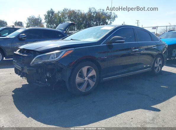 KMHE34L17HA048038 2017 HYUNDAI SONATA HYBRID Black 