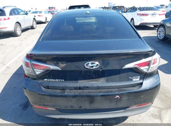 KMHE34L17HA048038 2017 HYUNDAI SONATA HYBRID Black 