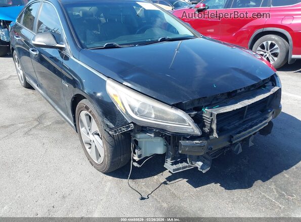 KMHE34L17HA048038 2017 HYUNDAI SONATA HYBRID Black 